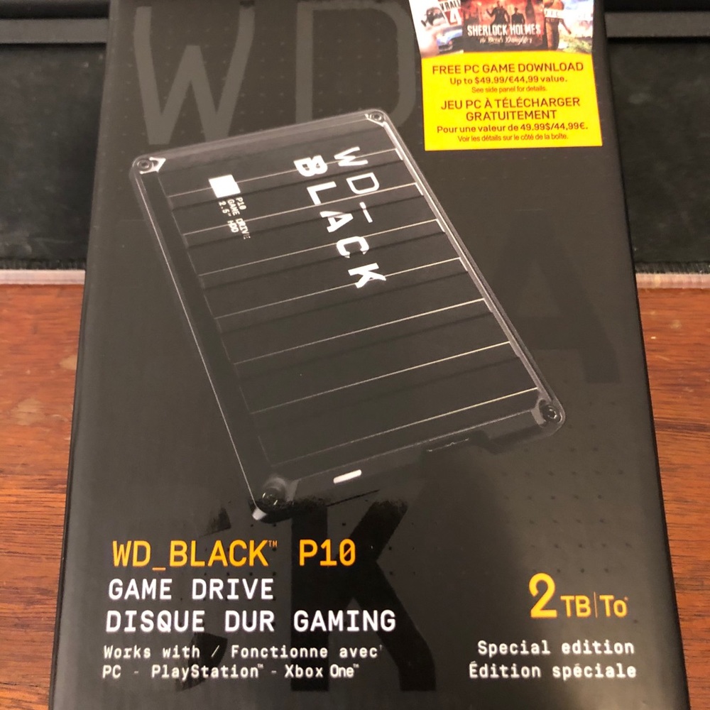 WD_BLACK external hard drive HDD